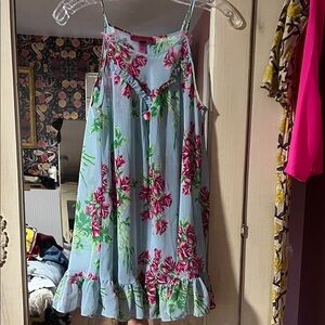 Betsey Johnson Pink Floral Nightgown